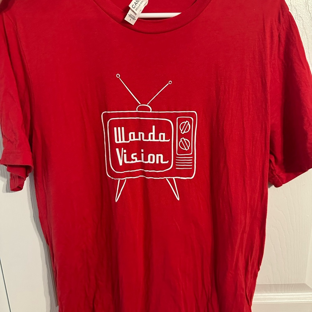 Red marvel Wandavision T-Shirt